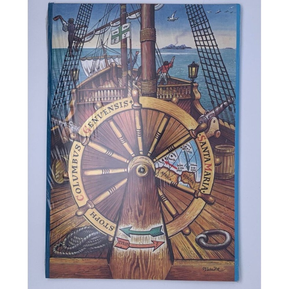 HOW COLUMBUS DISCOVERED AMERICA Pop-Up Vojtech Kubasta Bancroft & Co. Fine L1